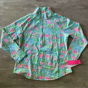 NWT Lilly Pulitzer Disney Parks Skipper Popover in Blue Ibiza Lilly Loves Disney